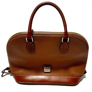 The Dooney Bourke Pebble Grain Zip Zip Satchel